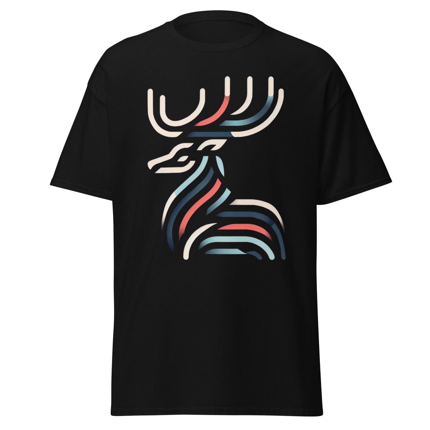 Modern Reindeer Christmas T-shirt