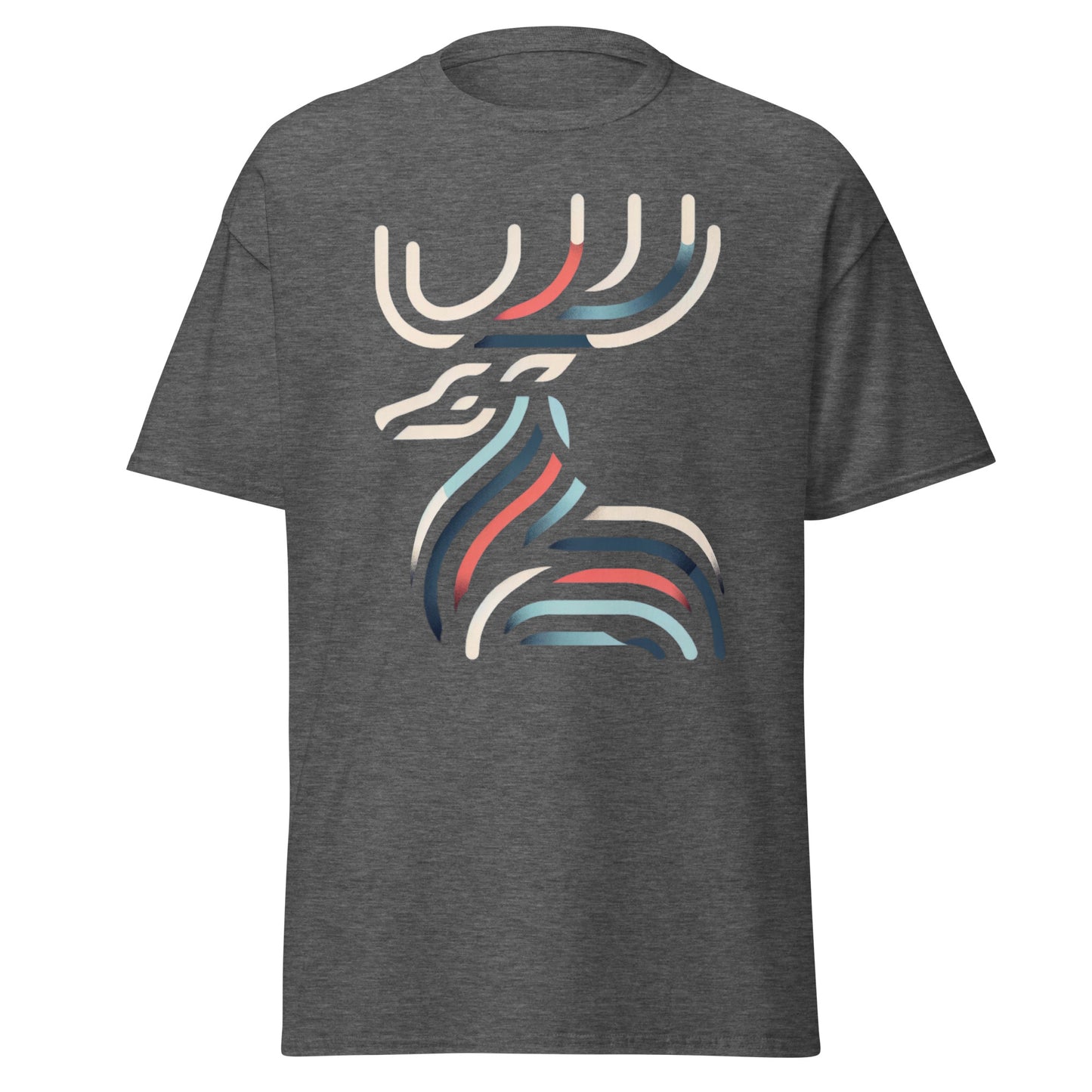 Modern Reindeer Christmas T-shirt