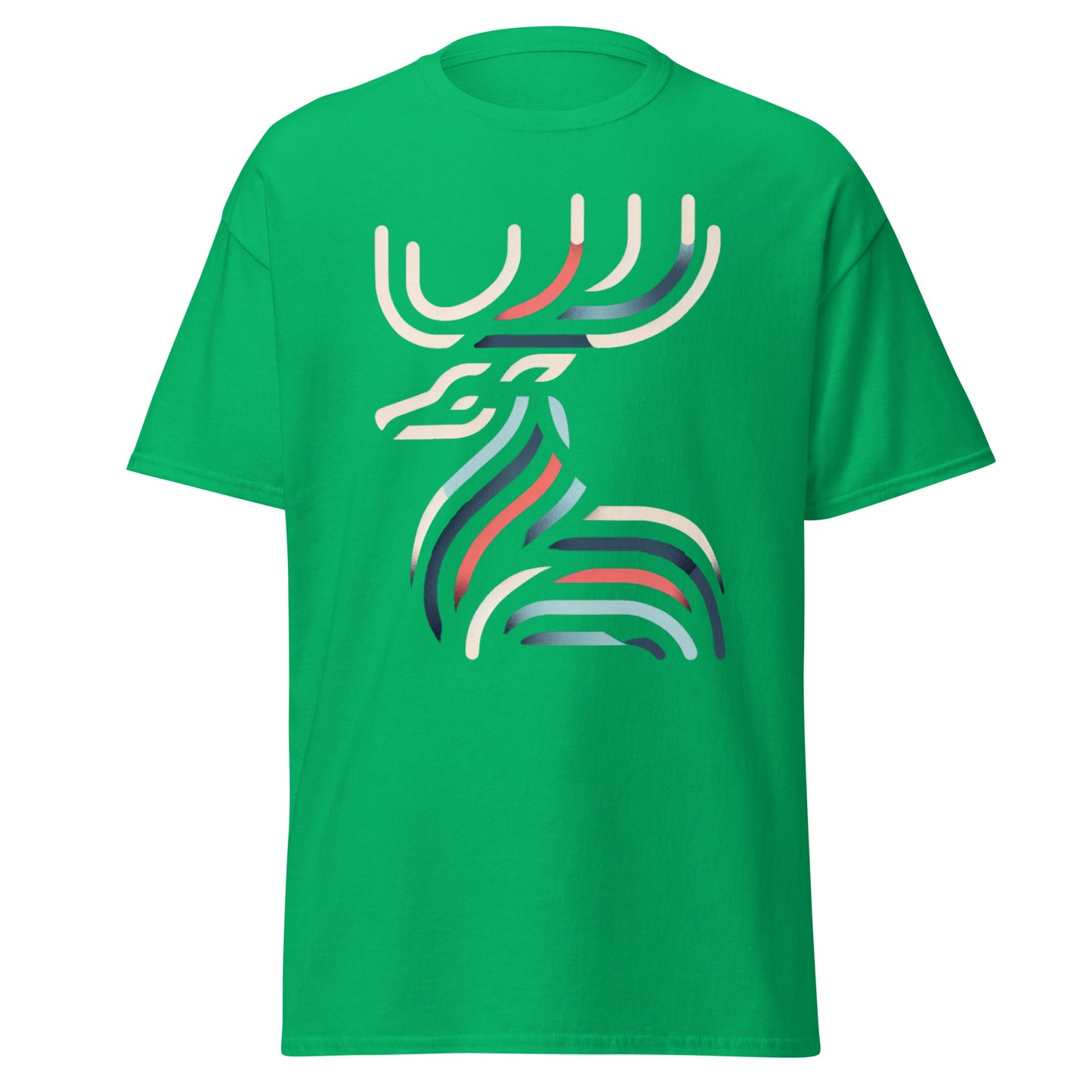 Modern Reindeer Christmas T-shirt