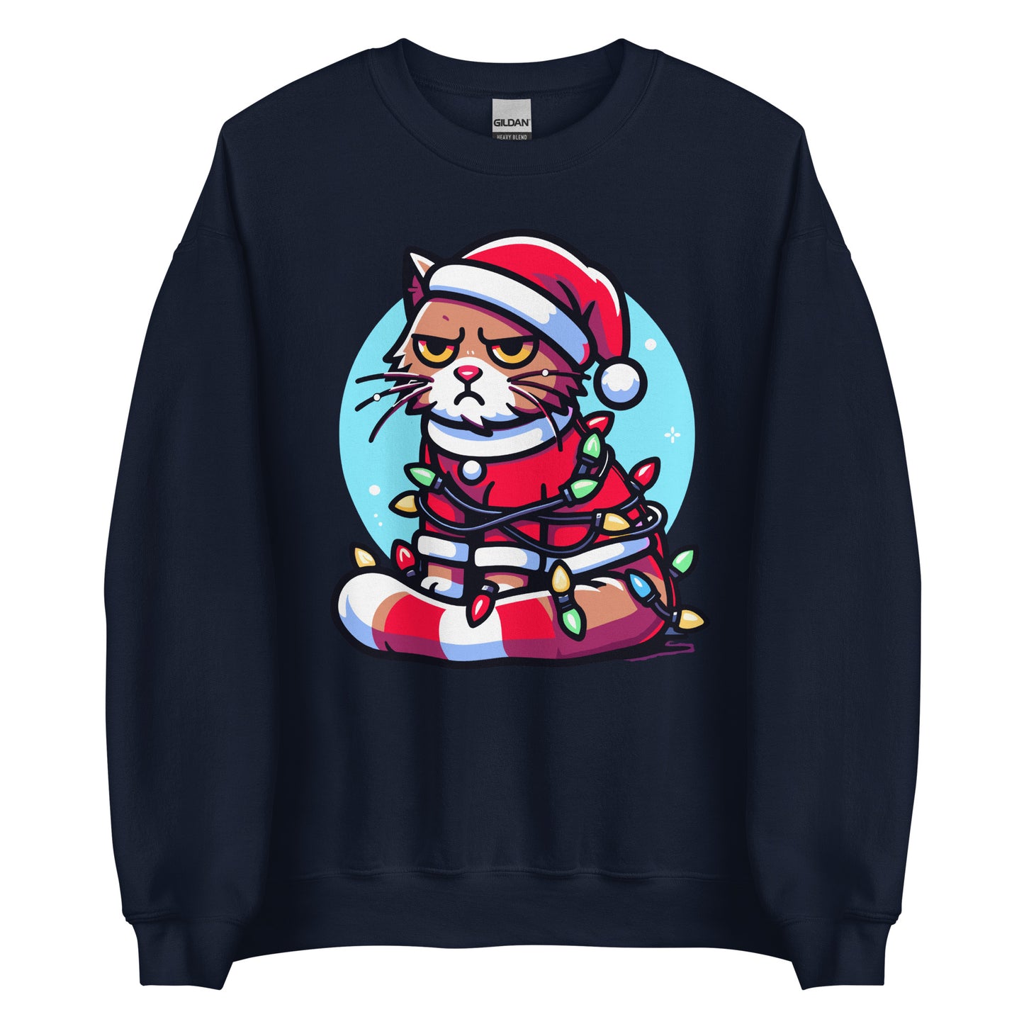 Grumpy Xmas Cat Sweatshirt