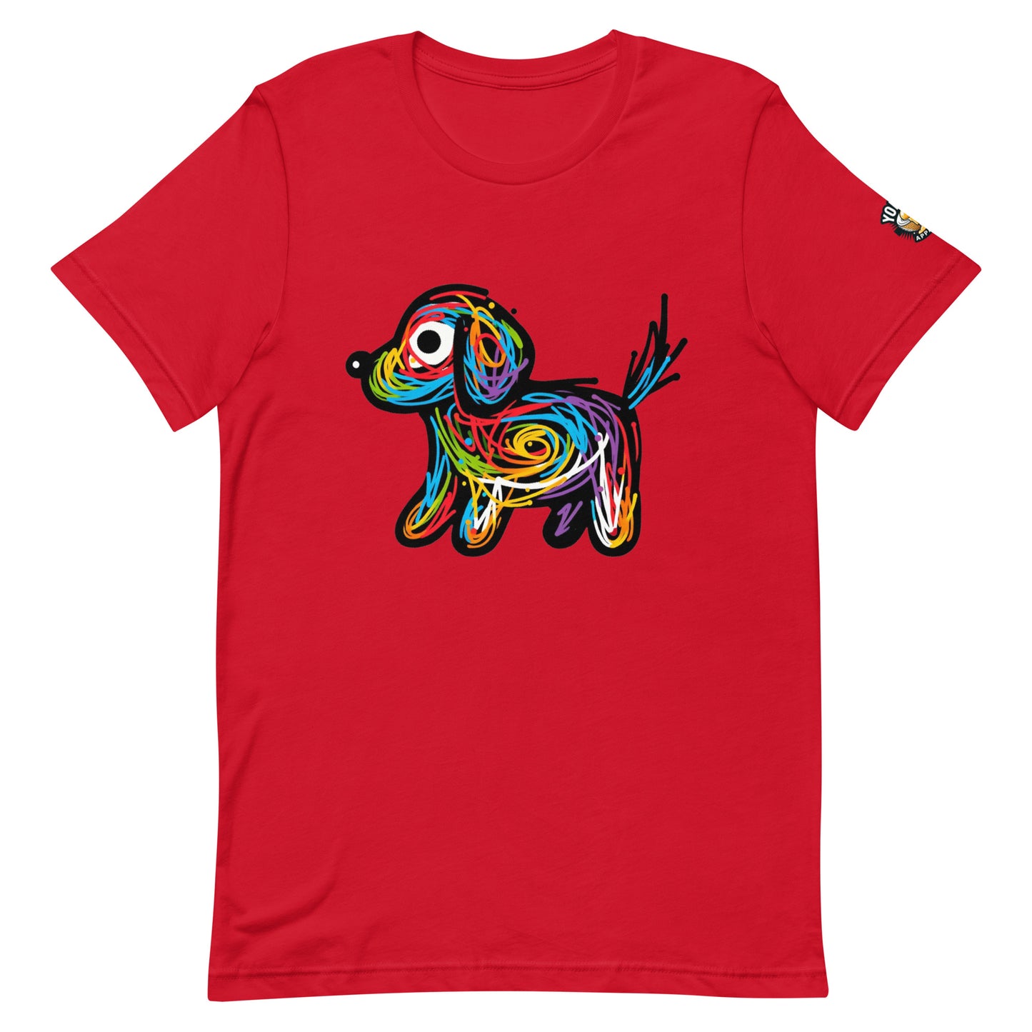 Scribbles - Dog T-shirt