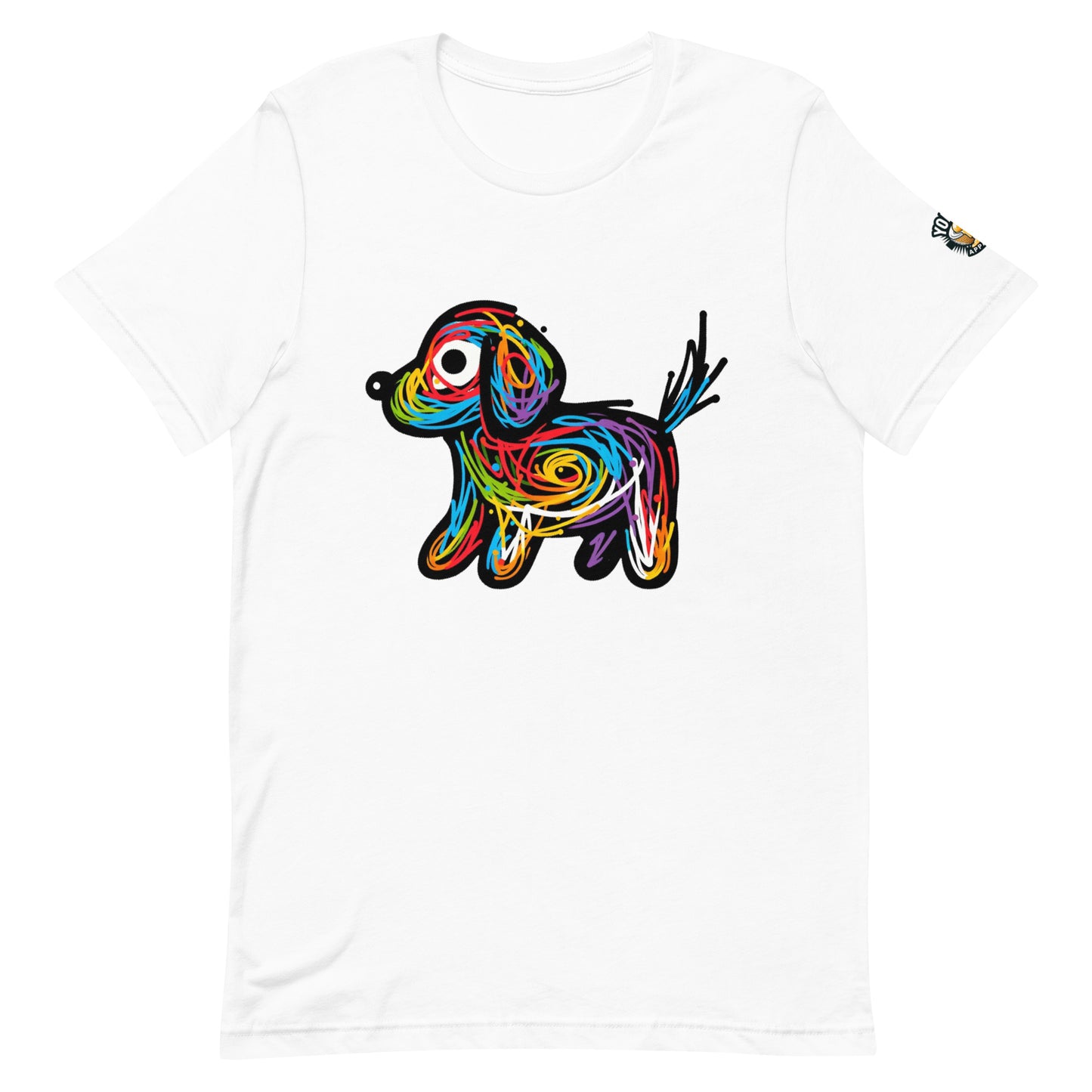 Scribbles - Dog T-shirt