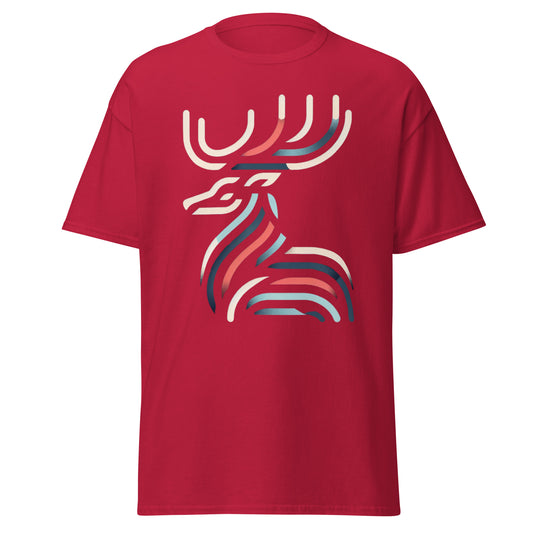 Modern Reindeer Christmas T-shirt