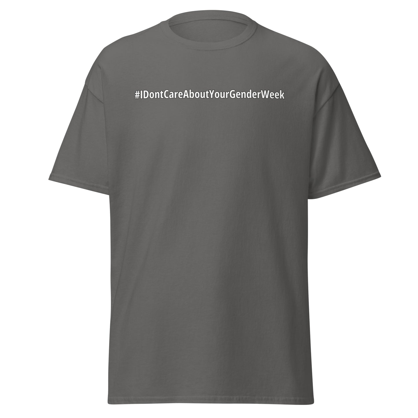 CLEAN VERSION - I Don't Care About Your Gender Week (White Text)