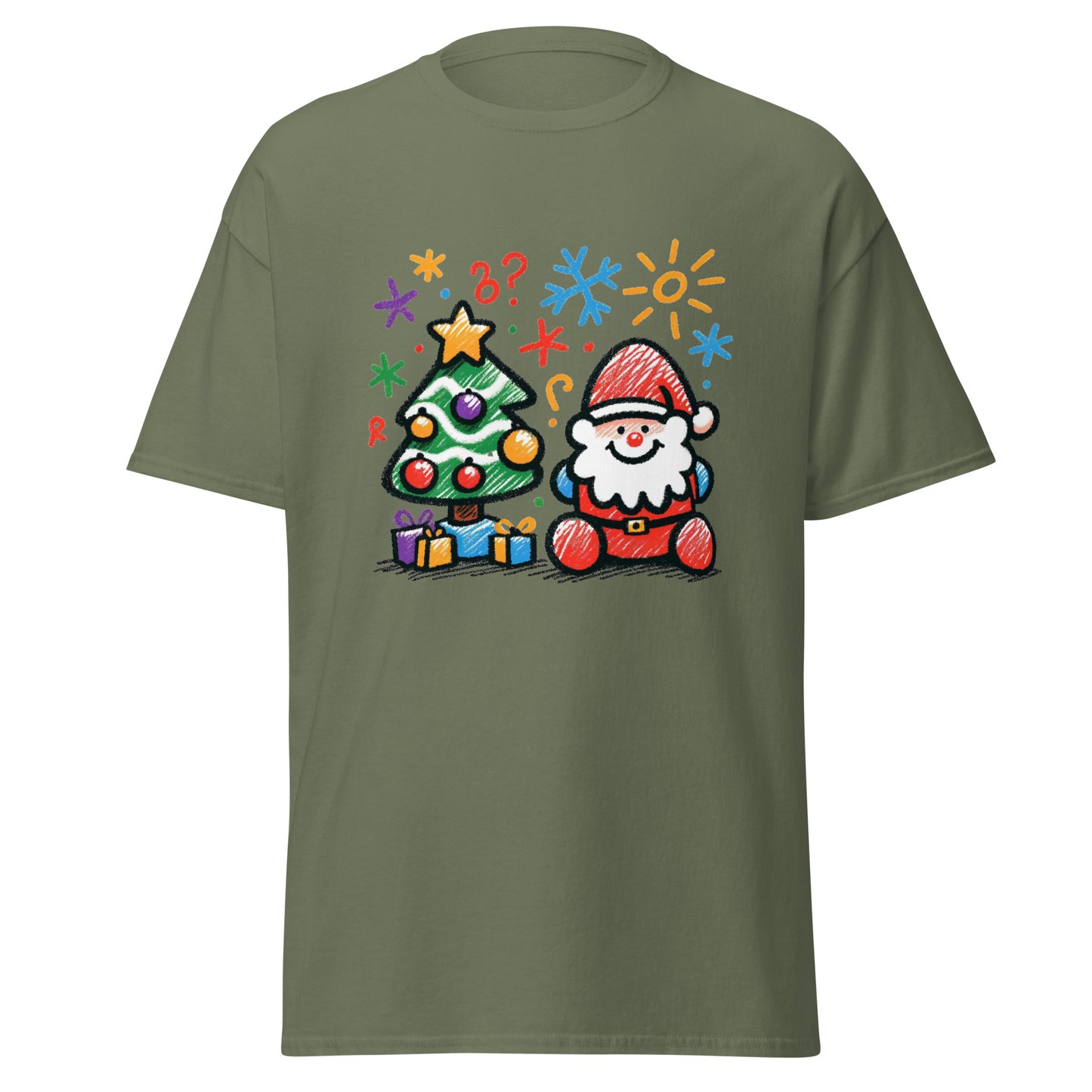 Crayon Santa