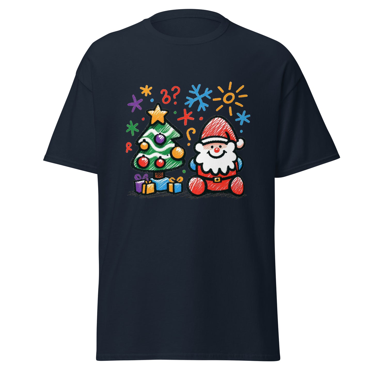 Crayon Santa