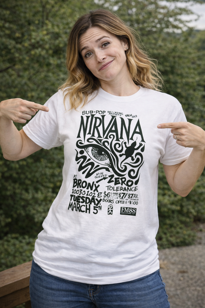 Nirvana Gig Poster