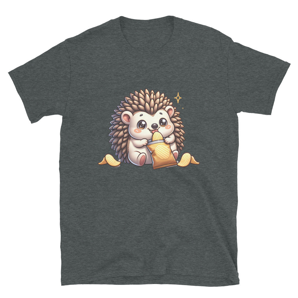 Hedgehog Eating Crisps