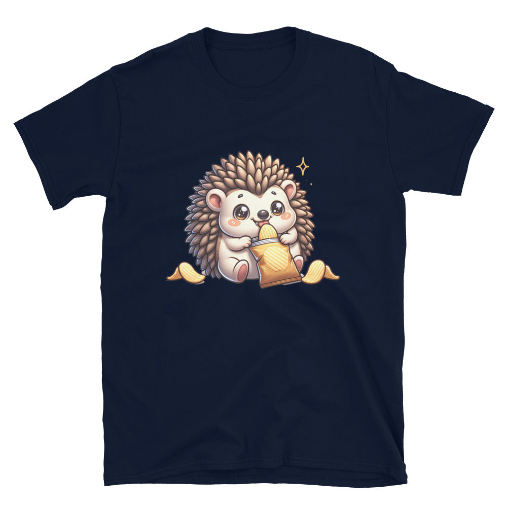 Hedgehog Eating Crisps