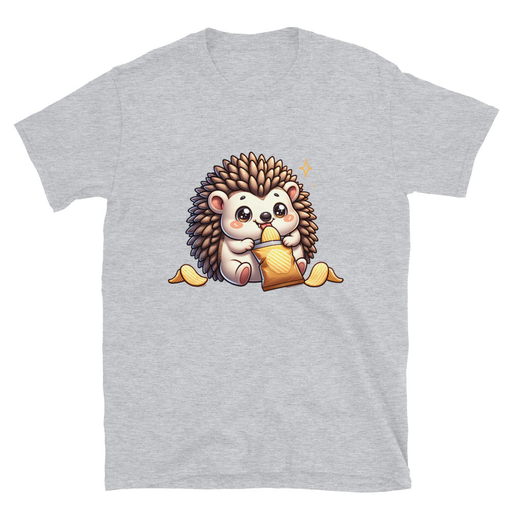 Hedgehog Eating Crisps