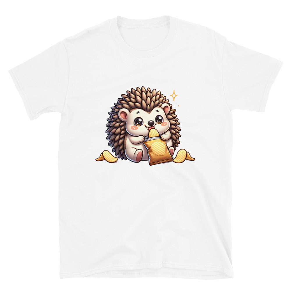 Hedgehog Eating Crisps