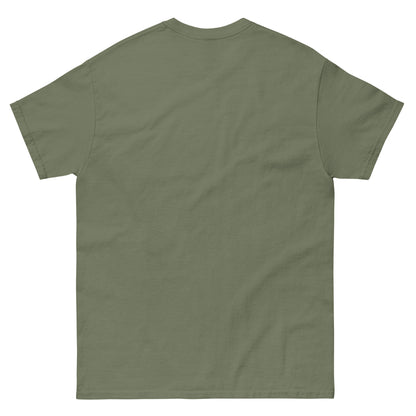 Military Green 70s - Stay Groovy T-Shirt, back view
