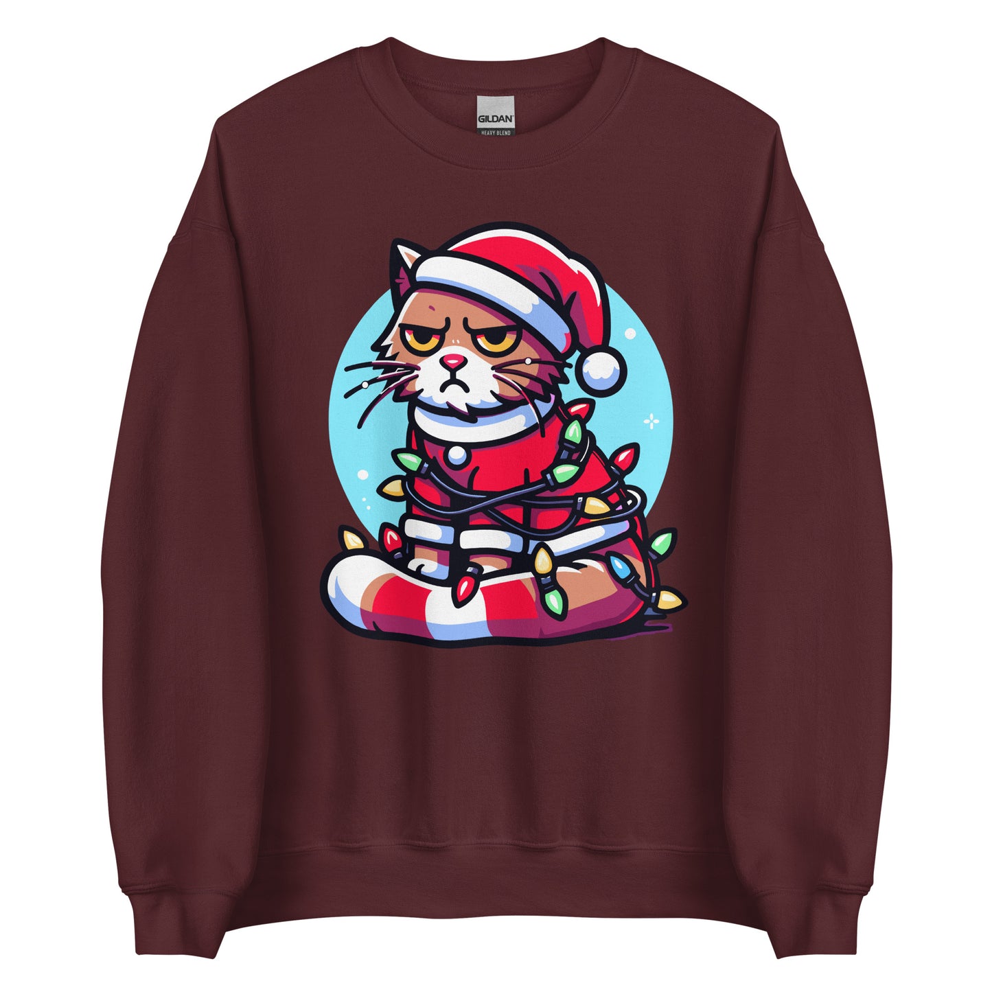 Grumpy Xmas Cat Sweatshirt