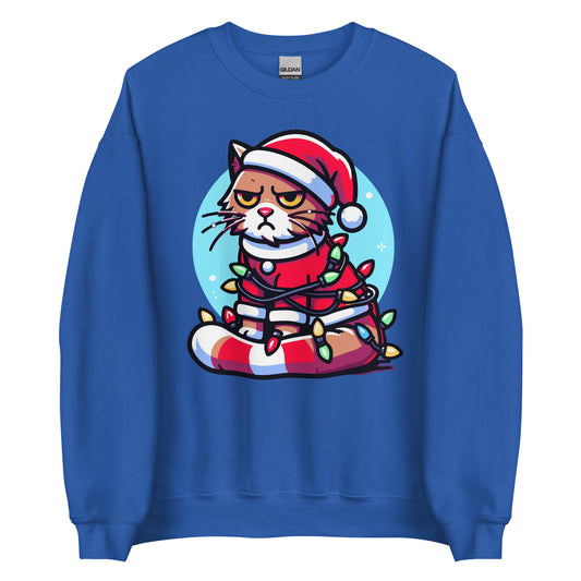Grumpy Xmas Cat Sweatshirt